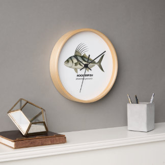 Horloge Poisson coq - La vie marine en Californie
