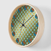 Horloge Poissons & Dragon de Bois (Angle)