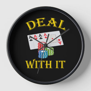 Horloge Poker