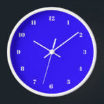 Horloge Police Couleurs et numéros personnalisés<br><div class="desc">Belles couleurs personnalisables Horloges murales - Choisissez / ajoutez vos couleurs arrière - plans et numériques préférées ! Choisissez vos polices numériques uniques ! ou Ajoutez votre texte / nom / date / logo / image ...  ou sinon :) Bonne chance - Soyez heureux :)</div>