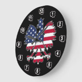 Horloge polonaise d'aigle américain (Angle)