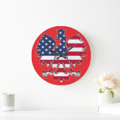 Horloge polonaise d'aigle américain (Maison)