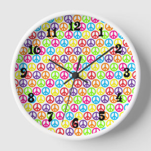 Horloge Pop Peace
