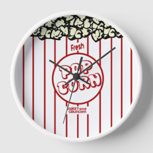 Horloge Popcorn frais