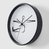 Horloge Pose de torsion de la colonne vertébrale Pilates - (Angle)