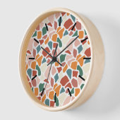 Horloge Poster de animal moderne (Angle)