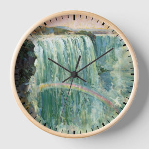 Horloge Poster Vintage voyage Pour Niagara Falls