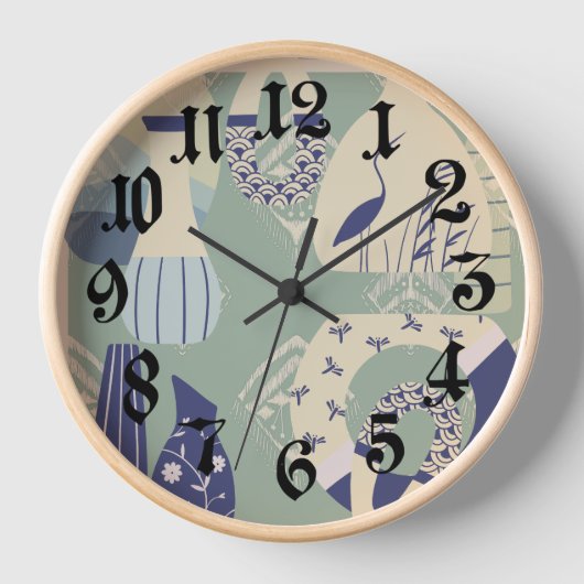 Horloge Poterie tranquille, Pélican (Recto)