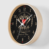 Horloge Pour aimer et chérir l'horloge murale (Angle)