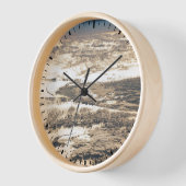 Horloge Poutres De Soleil Au Large De L'Océan Atlantique (Angle)