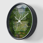 Horloge Prière pour la paix (Angle)