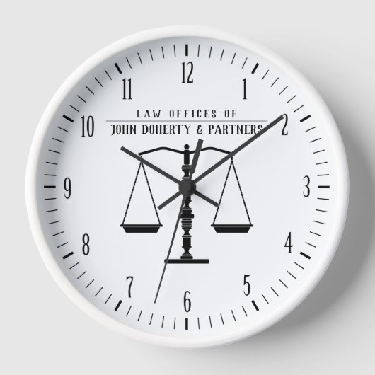 Horloge Procureur | Bureau du droit (Recto)