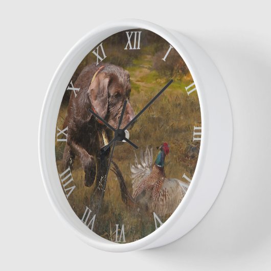 Horloge Pudelpointers, Chasse faisan (Angle)