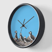 Horloge Puffins de l'Atlantique (Angle)