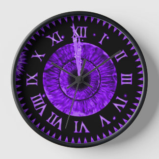 Horloge Purple Midnight Clock