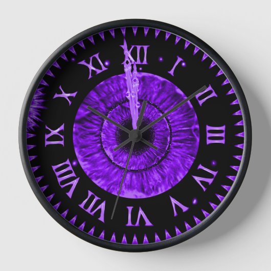 Horloge Purple Midnight Clock (Recto)
