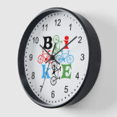 Horloge Quatre vélos (Angle)