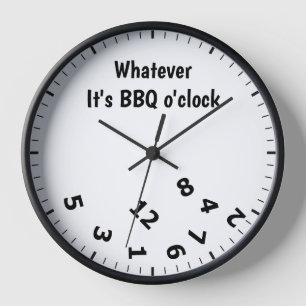 Horloge Quoi que ce soit BBQ O'clock barbecue ventilateur