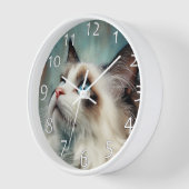 Horloge Ragdoll (Angle)