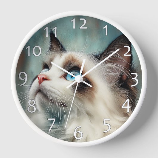 Horloge Ragdoll (Recto)