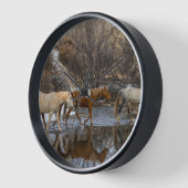 Horloge Ranch du cheval Hideout (Angle)