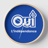 Horloge Référendum OUI-Québec (Recto)