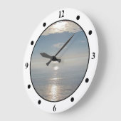 Horloge - Reflets du soleil sur l'océan (Angle)