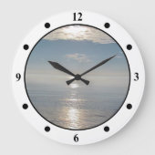 Horloge - Reflets du soleil sur l'océan (Recto)