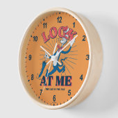 Horloge Regarde-Moi Chat Dans Le Casquette (Angle)