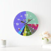 Horloge régulière après-midi pour enfants (Maison)