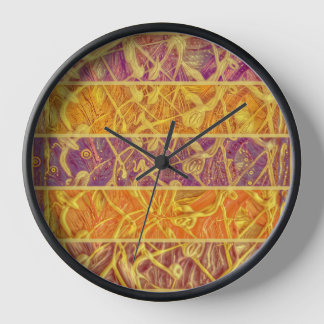Horloge Reloj de pared colorido colores abstracto
