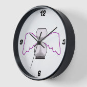 Horloge reloj del tiempo que vuela (Angle)