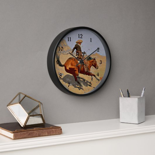 Horloge Remington : Le Cow-boy,  (Bureau)