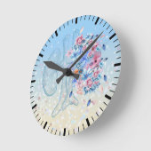 Horloge rénale florale pour l'unité de néphrologie (Angle)