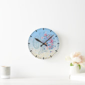 Horloge rénale florale pour l'unité de néphrologie (Maison)