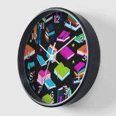 Horloge Réservation Colorée (Angle)