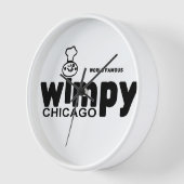 Horloge Restaurants Wimpy Grills, Chicago, Illinois (Angle)