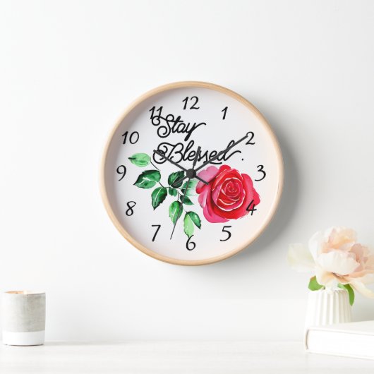 Horloge Restez béni (Maison)