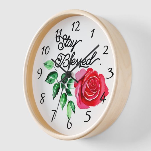 Horloge Restez béni (Angle)