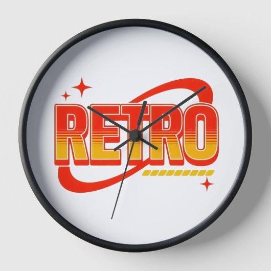 Horloge rétro (Recto)