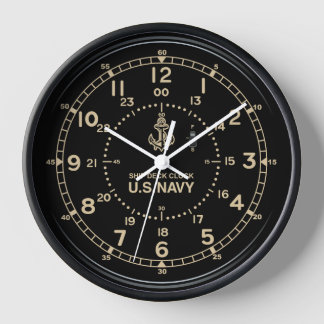 Horloge Retro U.S. NAVY Clock imitation