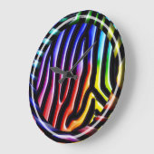 Horloge rétro Zebra 1 (Angle)