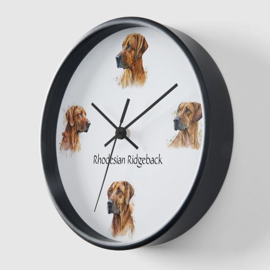 horloge Rhodesian Ridgeback (Angle)
