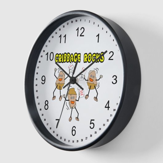 Horloge Rocks de Cribbage (Angle)