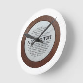 Horloge ronde (Angle)