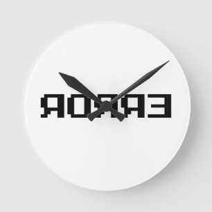 HORLOGE RONDE Я Я Я Ǝ   ERREUR