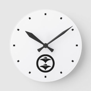 HORLOGE RONDE 丸 に 二 つ 雁 金