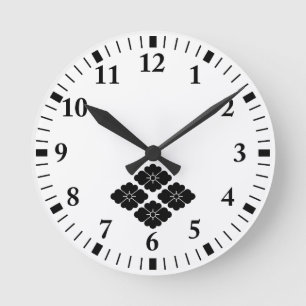 HORLOGE RONDE 四 つ 花 菱