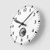 HORLOGE RONDE 日蓮宗龍の丸 ラウンド壁時計 (Angle)