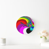 Horloge Ronde 040 Obama - Art Fractal (Maison)